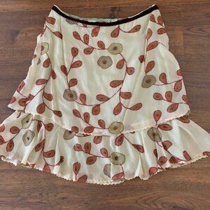 ST.EMILE Designer silk skirt size 8